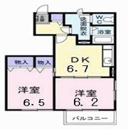 マンダリ－ナT・2 Bの間取り画像