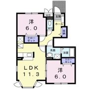 メロウ グローブCの間取り画像