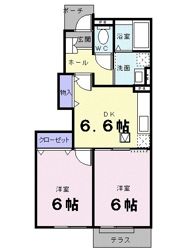 リバニッシュBの間取り画像