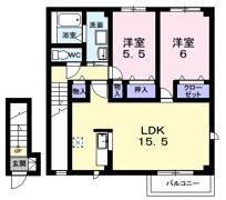 パルク サン ショウの間取り画像