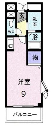 グリーンコートの間取り画像