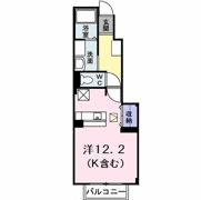 フラン ブリッサ Aの間取り画像