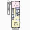 フラン ブリッサ Aの間取り画像