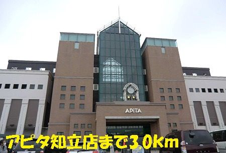 近くのアピタ知立店まで3,000m（徒歩38分）