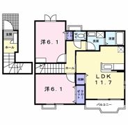 クレストール葛原の間取り画像