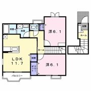 クレストール葛原の間取り画像
