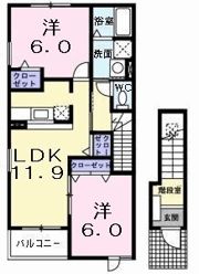 ヴェルタウンAの間取り画像