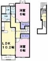 ヴェルタウンDの間取り画像