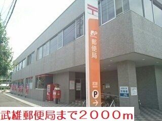 近くの郵便局まで2,000m（徒歩25分）