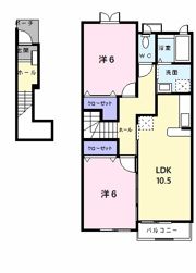 セレーノやしろ Bの間取り画像