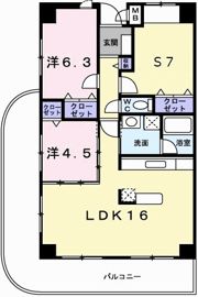 グレイスコートの間取り画像
