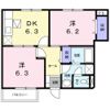 クローバー ヒルBの間取り画像