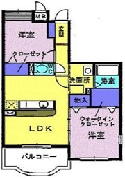 フレスク－ラ・YKの間取り画像