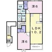 ブライト・ブルックAの間取り画像