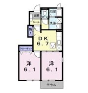パッシオネS－Ⅲの間取り画像