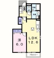 メゾン双鶴Aの間取り画像