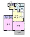 グリーンハイツ宮町Cの間取り画像
