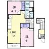 アンソレイエⅡの間取り画像