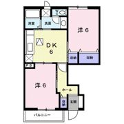 シーサイド西ノ浜Bの間取り画像