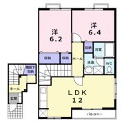 シーサイド西ノ浜Bの間取り画像