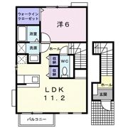 サンライズAの間取り画像