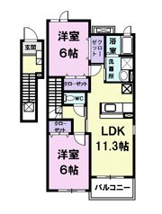 レジェントの間取り画像