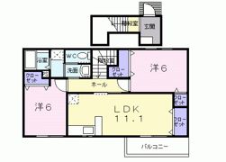 ソレイユ2番館の間取り画像