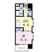 パ－ムヒルズマンションの間取り画像