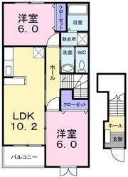 グラース・ヒルAの間取り画像