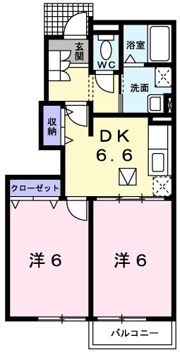 グラース・ヒルBの間取り画像
