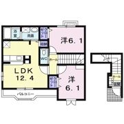 シャン．ド．フルールⅡAの間取り画像
