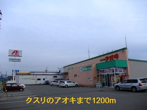 近くのクスリのアオキまで1,200m(徒歩15分)