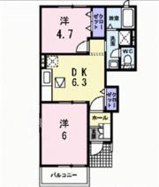 プラティーク Bの間取り画像