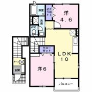プラティーク Bの間取り画像