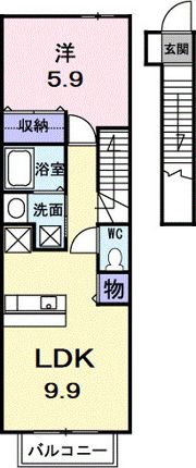 ネネムの森 A棟の間取り画像