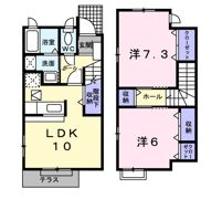 ノルデントゥルムB棟の間取り画像