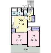 インテリオールAの間取り画像