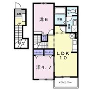 ヴィラパークサイドの間取り画像