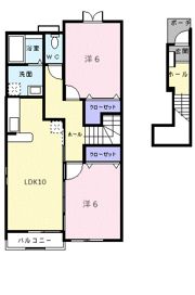 ヴィラ・ポポラーレⅡの間取り画像