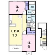 エレガント Ⅰの間取り画像