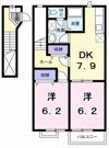 シャルマンコート広沢Cの間取り画像