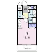 シャンブル・ボナールの間取り画像