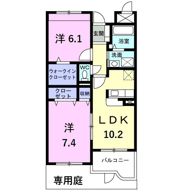 ヴィラ アニマーレの間取り画像