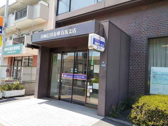 近くの川崎信用金庫まで1,000m(徒歩13分)