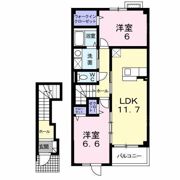 フランM．Yの間取り画像