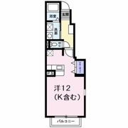 ヴィヴァーチェ 春日野 Aの間取り画像