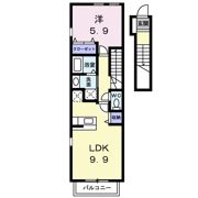 ヴィヴァーチェ 春日野 Aの間取り画像
