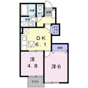 エクセレンス ヒル Aの間取り画像