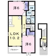 ヴィラ ノーヴァBの間取り画像