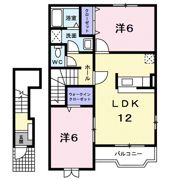 サンリット パレスBの間取り画像